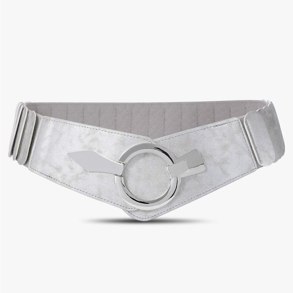 Silver statement belt - Picture 3 of 5